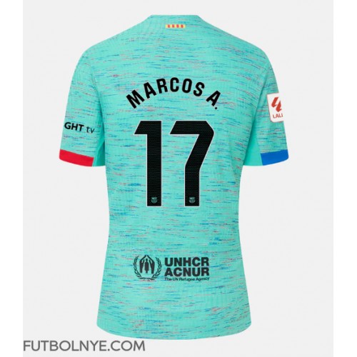Camiseta Barcelona Marcos Alonso #17 Tercera Equipación 2023-24 manga corta
